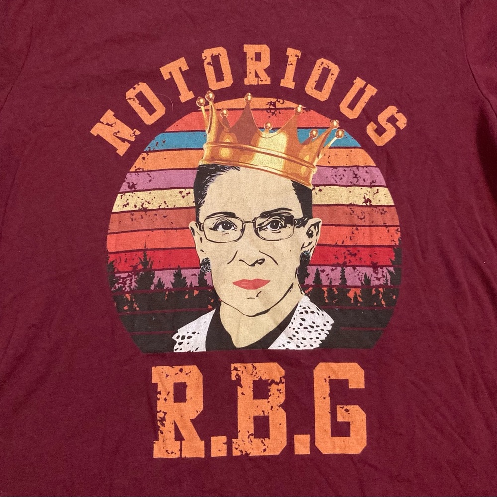 Notorious RBG Graphic T-Shirt Women’s Small - Picture 2 of 4